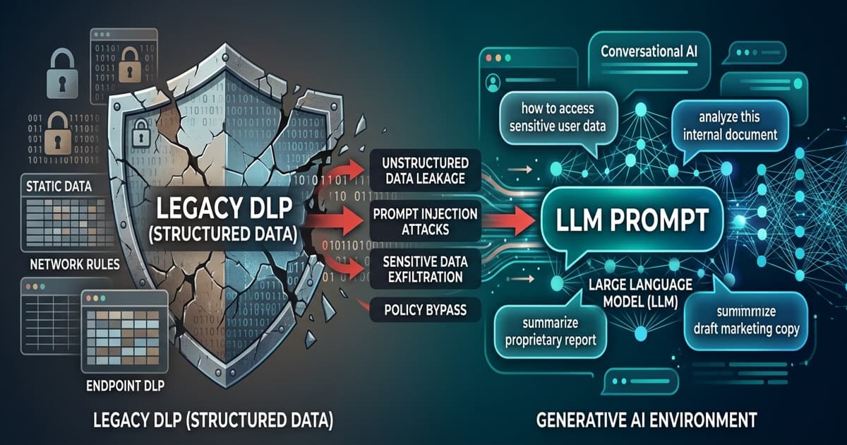 Traditional DLP Fails Against Generative AI Security Risks